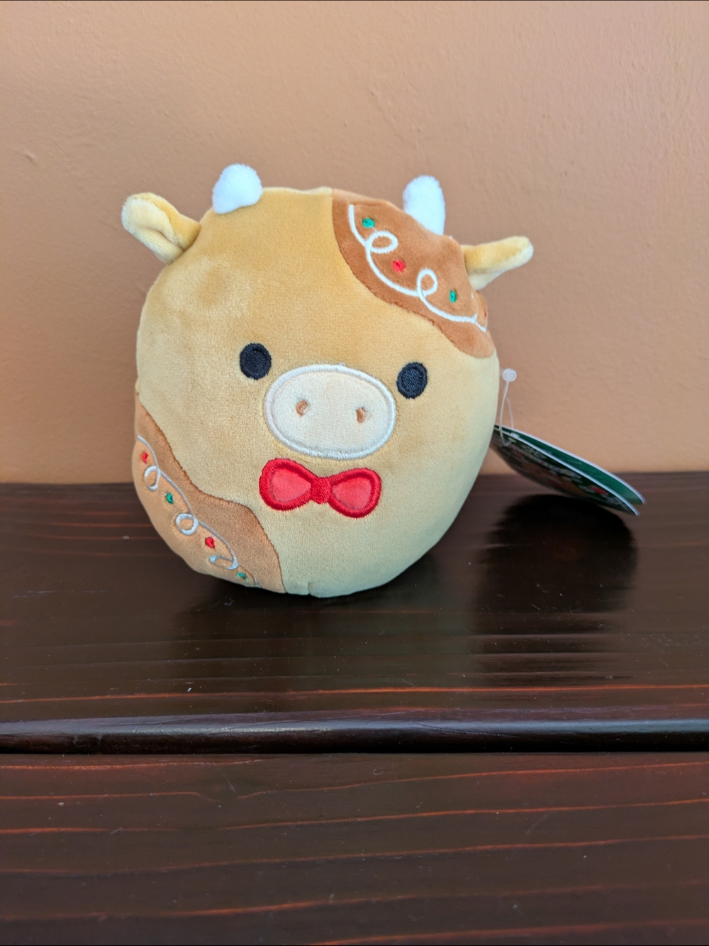 Jericho 5" Squishmellows,Plush Cow Character Toy in Light Brown - Kids Accessory